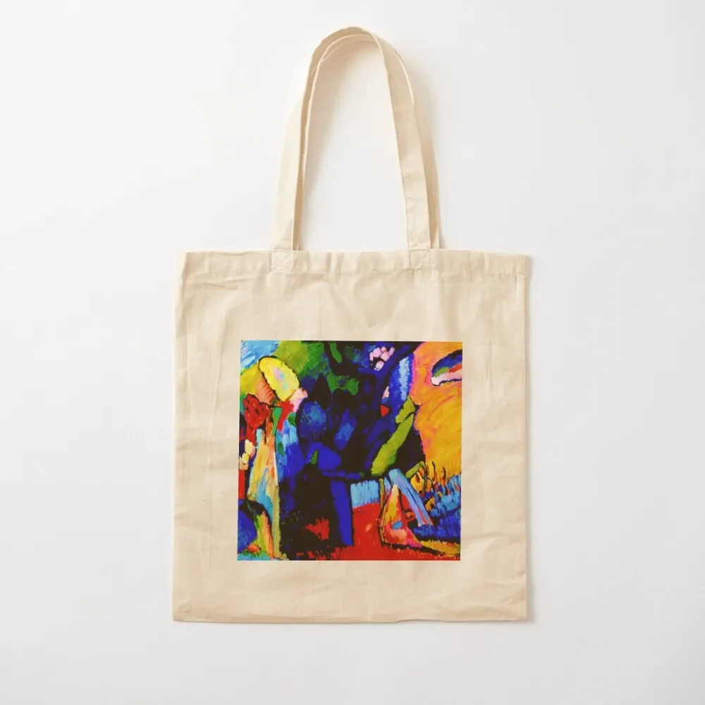 

Improvisation 4 Wassily Kandinsky Abstract Art Tote Bag large size bags eco bag folding Eco bag shopper woman