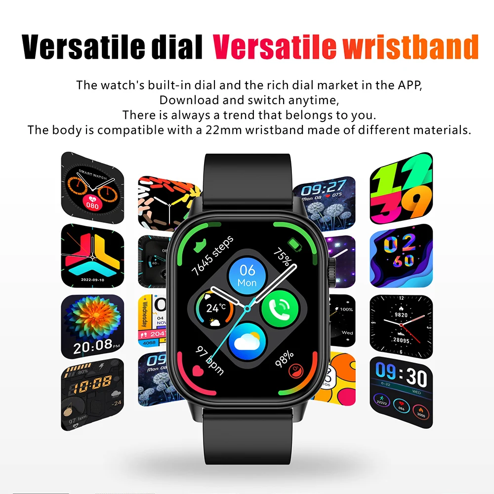 Luksusowy wojskowy Smartwatch GPS zegary Fitness 3ATM wodoodporny inteligentny zegarek sportowy zegarki na rękę dla kobiet mężczyzn Xiaomi Android 2025