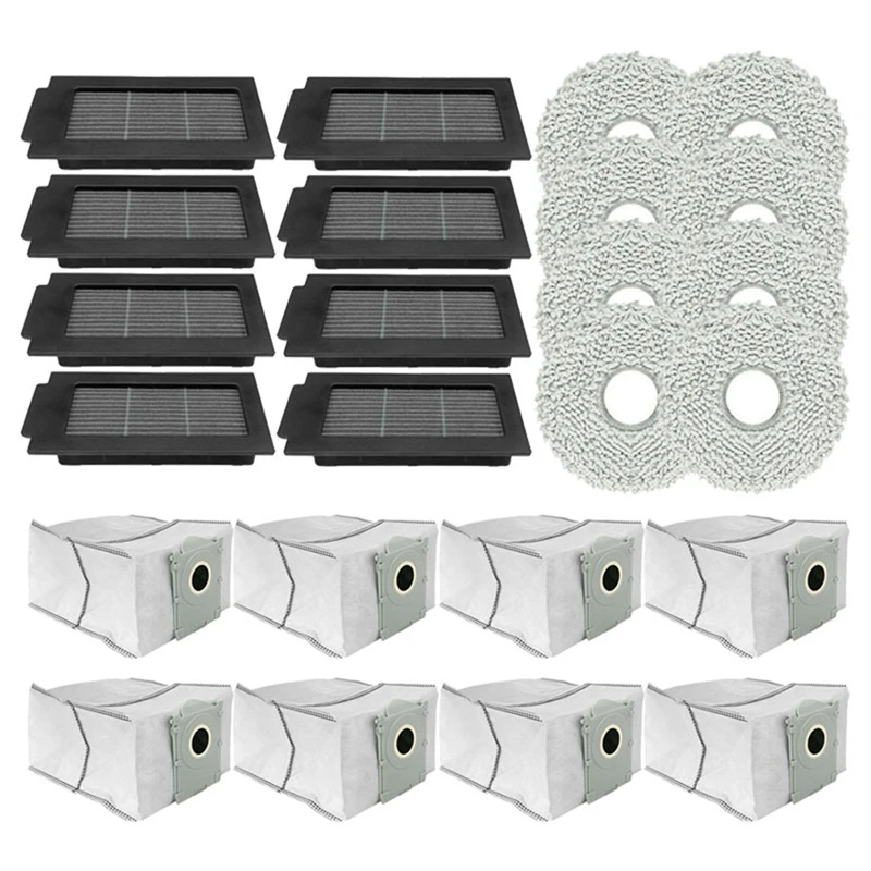 

A13R-Compatible For Ecovacs Debot T50 PRO Vacuum Parts Hepa Filter Mop Cloth Dust Bag Accessories