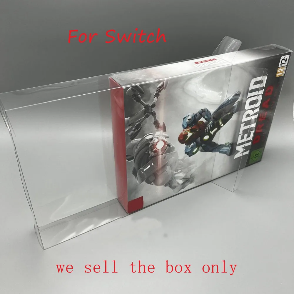 ZUIDID Clear Protection Box For SWITCH NS Metroid Dread Limited Edition EU Version Collection Display Storage Case