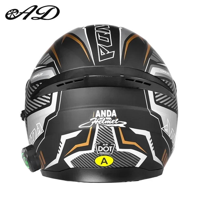 Dot Certified Abs Motorcycle Helmet with Bluetooth Unisex Casco Motorcycle Helmets Cotton Lining Open Face Helmet Factory