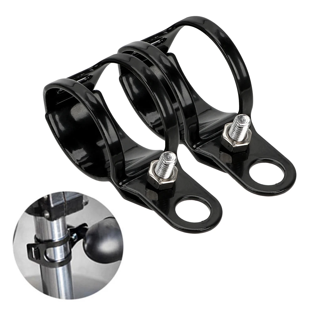 

Motorcycle Signal Light Brackets Turn Light Mount Bracket Metal For 27-31mm Front Fork Diameter 1pair Universal