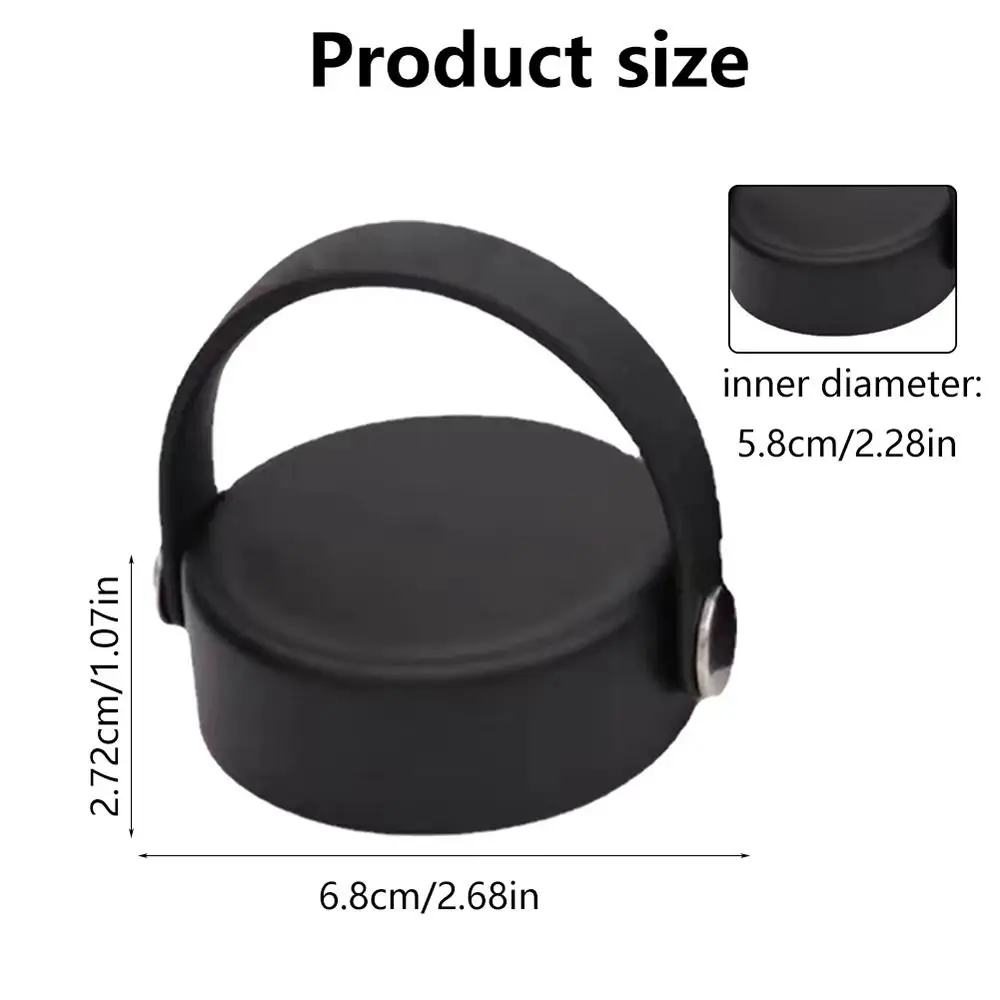 1Pcs New Only Lid Bottle Lid For 1000ml with Handle Thermos Cup Cap Universal Bottle Accessory Bottle Cover