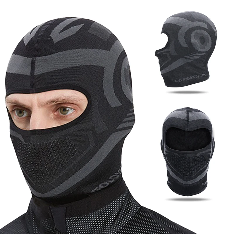 

1Pcs Motorcycle Balaclava Breathable Headgear Helmet Windproof Sunscreen Motorbike Racing Cycling Sports Face Mask Men Women