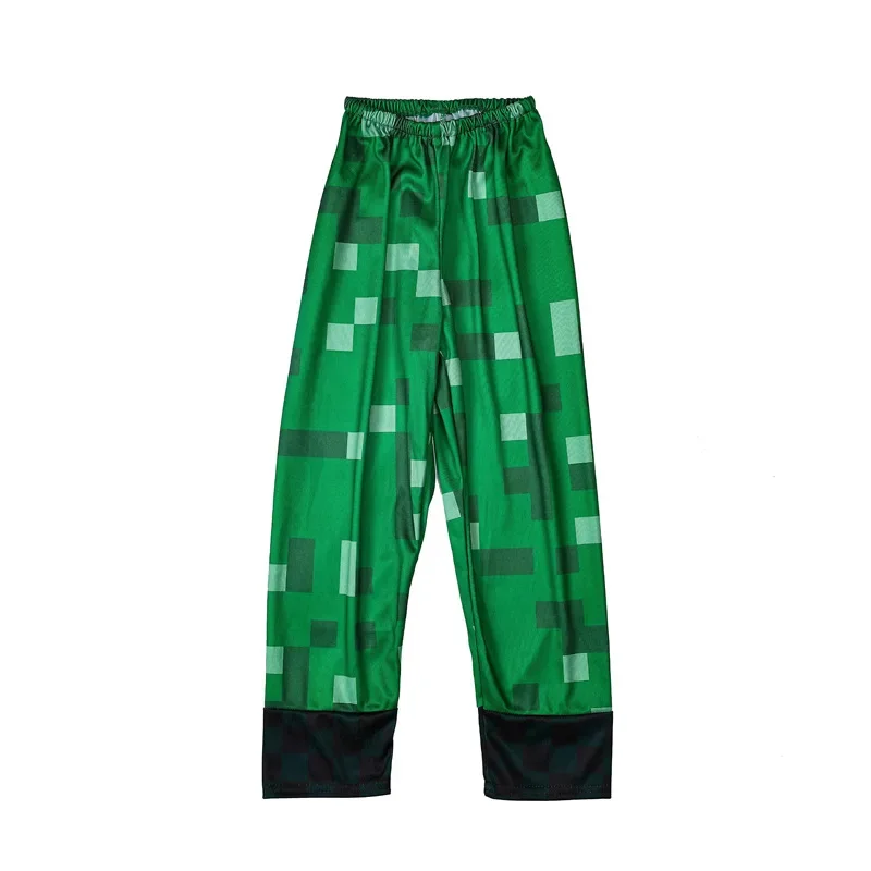 Polyester Fabric Professional-grade Performance Costume for Gamers Creeper Steve Stage Costume Made with Top-notch