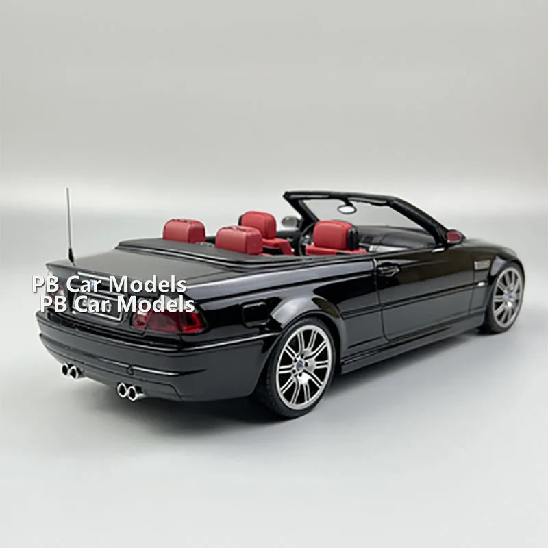 Ornament gift 2004 M3 E46 OTTO 1:18 Roadster limited simulation car model toys for boys