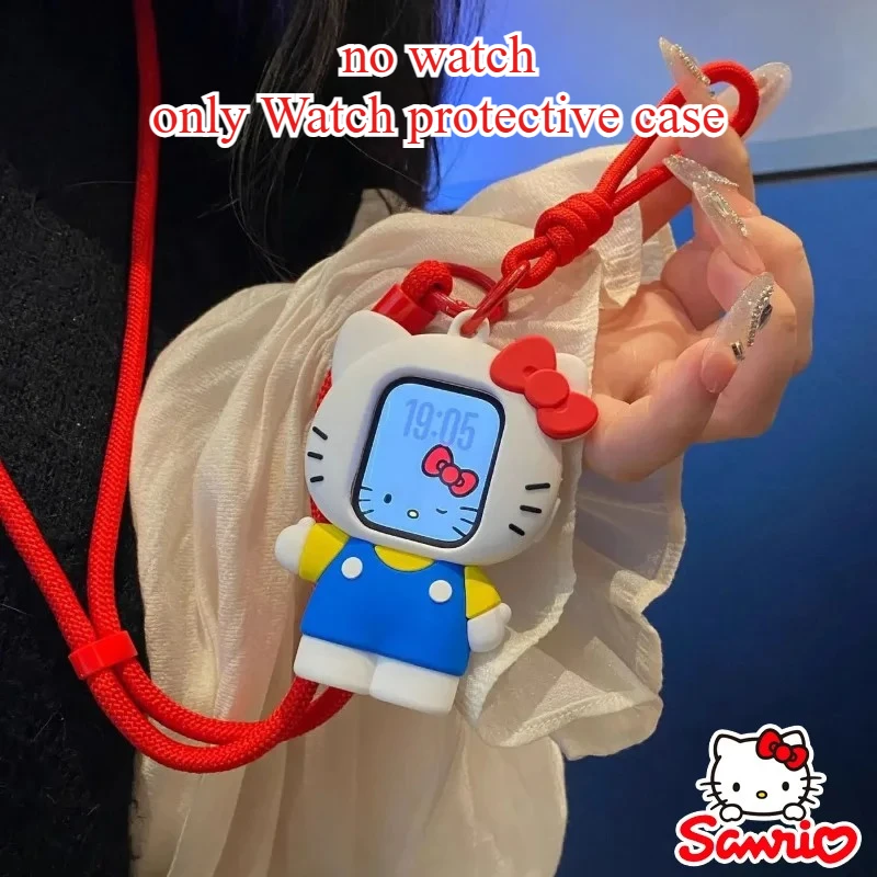 

Sanrio HelloKitty Case for For Apple Watch 10 9 8 45mm 41mm 44mm 42mm 46mm 49mm Cartooon for IWatch Ultra 7 SE 6 5 4 3 2 Gift