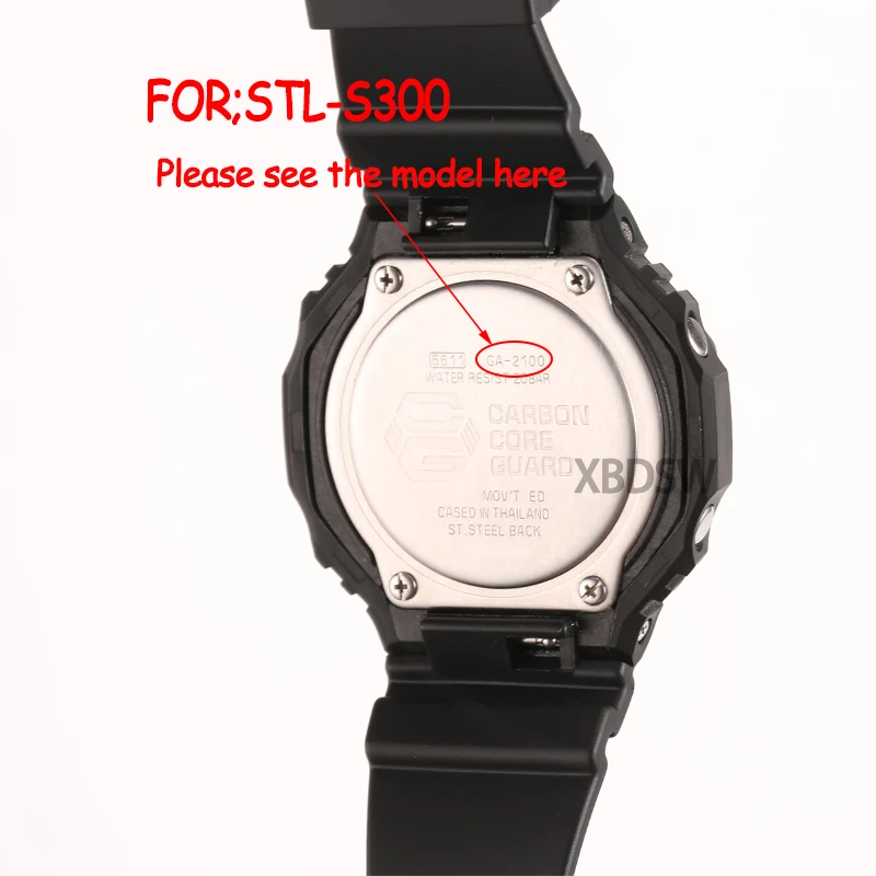 STL-S300H Resin Replacemnet Strap Suitable for Casio Collection STL-S300H Watch Band Waterproof Accessories