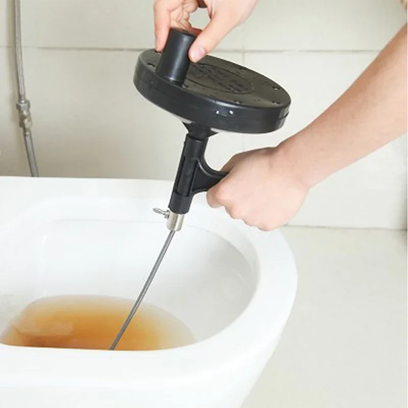 Sink Pipe Drain Cleaner, Unblocker, Auger Unblock Plunger, Cable Cleaning, Sewer Clogged Remover, Toilet Dredging Tool, 5m