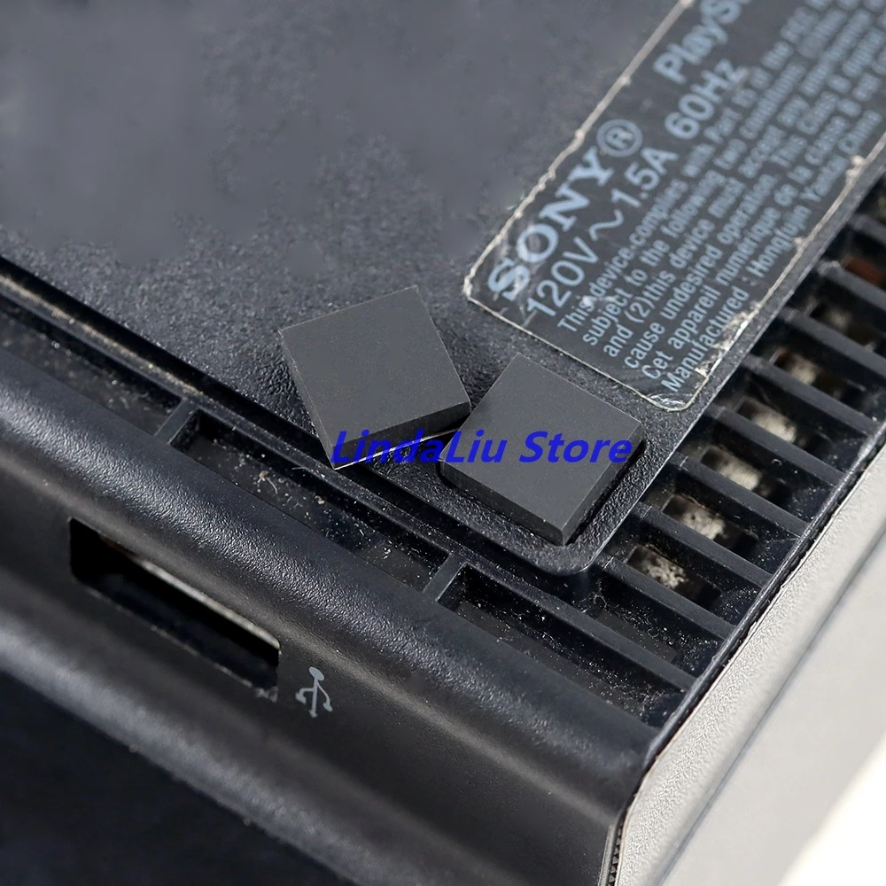 20Set untuk PS3 4000 Kaki Karet untuk Pengendali Playstation3 PS3 4K Kaki Tombol Plastik Sekrup Sumbat Debu Set Suku Cadang Bantalan Debu Lembut