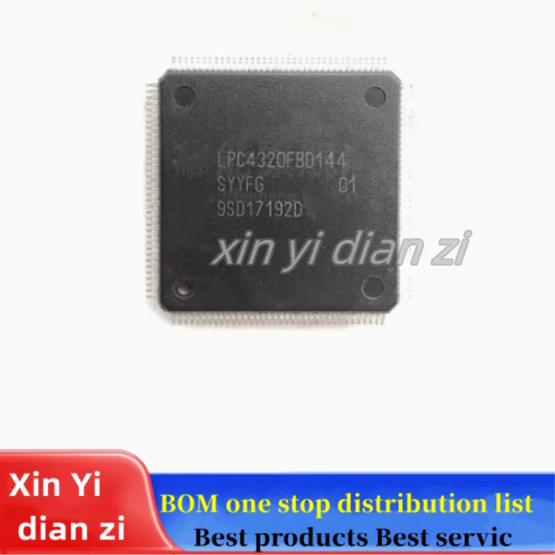 1pcs/lot LPC4320FBD144 LPC4320 QFP-144 microcontroller ic chips in stock