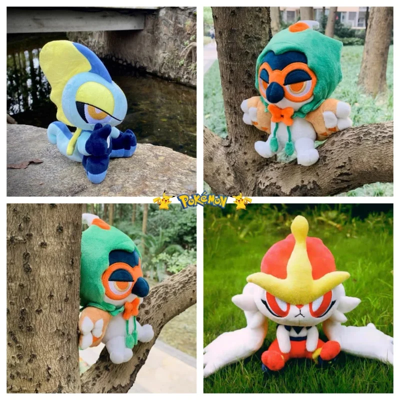 Pokémon Toys Anime Inteleon Plush Pillow Cute Decidueye Parlor Sofa Accessories Kawaii Cinderace Home Decoration Toy Kid Gift