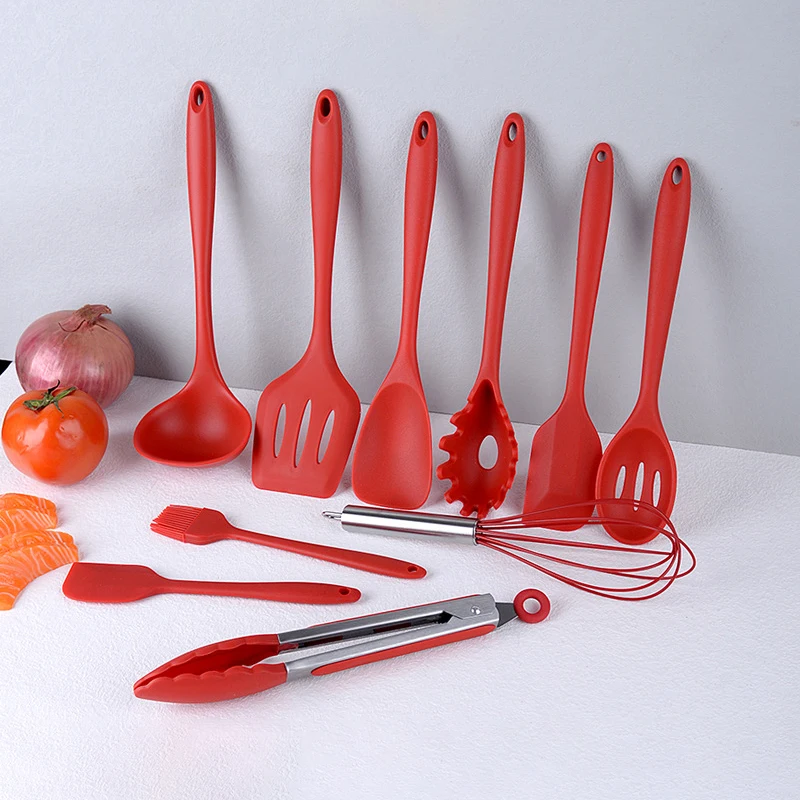 Silicone kitchen utensils, kitchen spatulas, soup spoons, multifunctional kitchen utensils, silicone spatula set