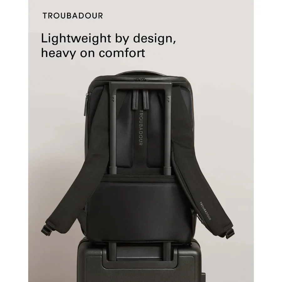 حقيبة ظهر Troubadour Pioneer 3.0 - حقيبة يومية ممتازة مع قسم كمبيوتر محمول مبطن ومقصورة أحذية قابلة للتهوية ومستدامة