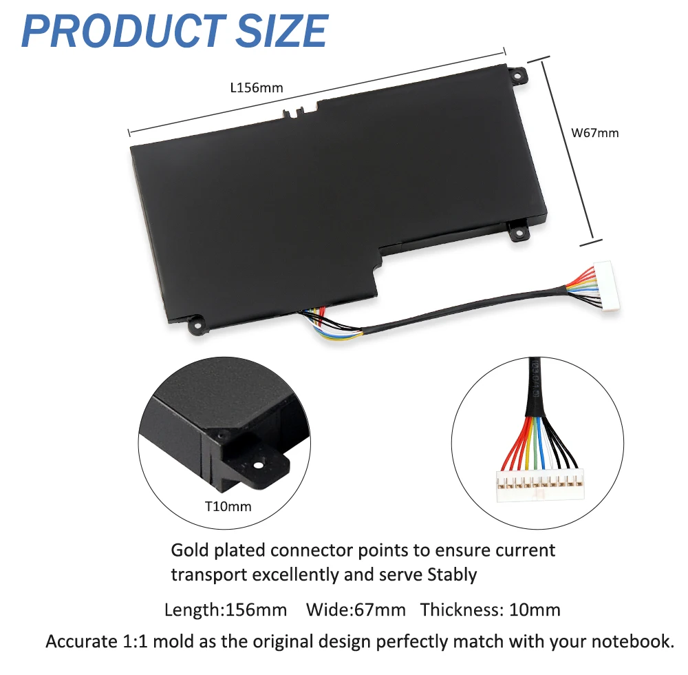 ETESBAY PA5107U PA5107U-1BRS Battery For Toshiba Satellite L45 L45D L50 P55-A5312 L55 L55T P50-A P55 S55-A5275 S55-A5294 43WH