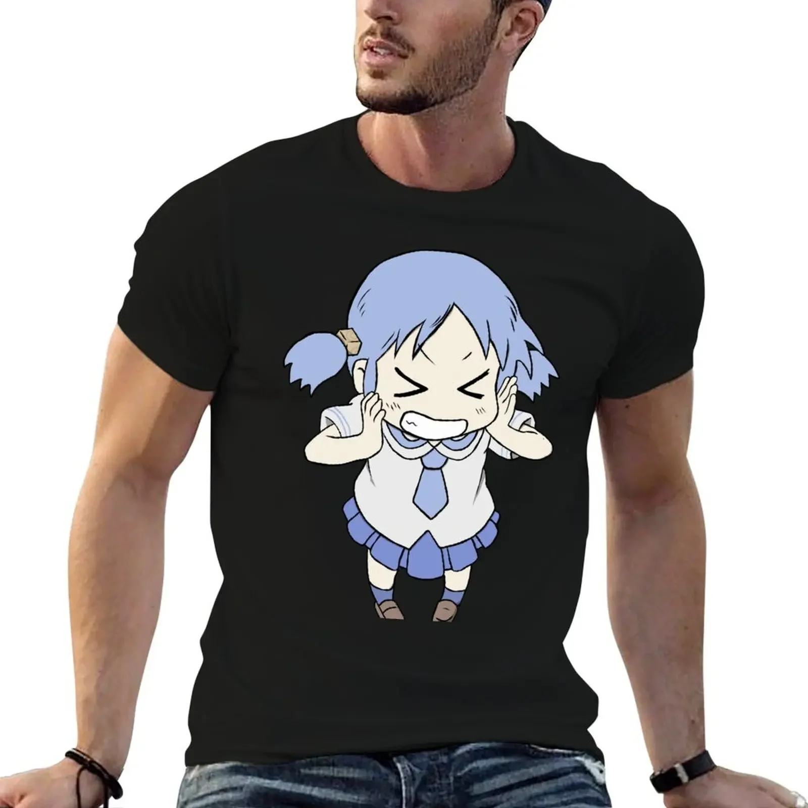 Mio-chan (Nichijou) T-Shirt oversized t shirt graphic shirts summer tops mens t shirts casual stylish