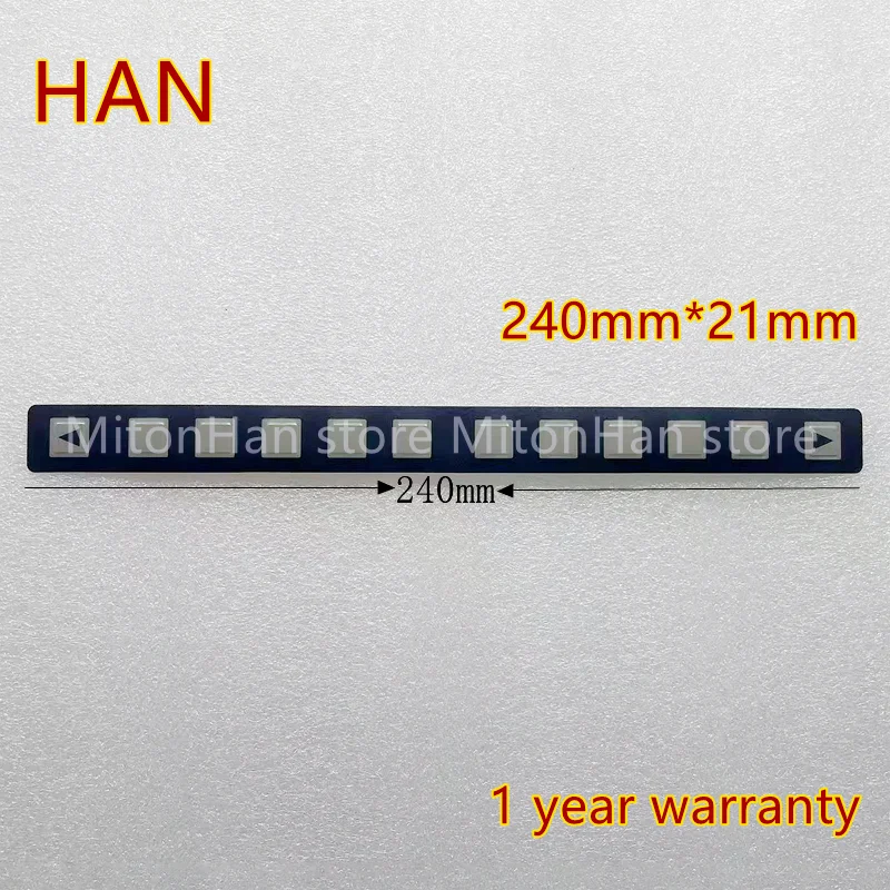 Nowość dla systemu FANUC Oi A98L-0001-0519 A98L-0005-0501 7 klucz 12 kluczowa folia A86L-0001-0298 A98L-0005-0252 folia ochronna — zdjęcie produktu 5