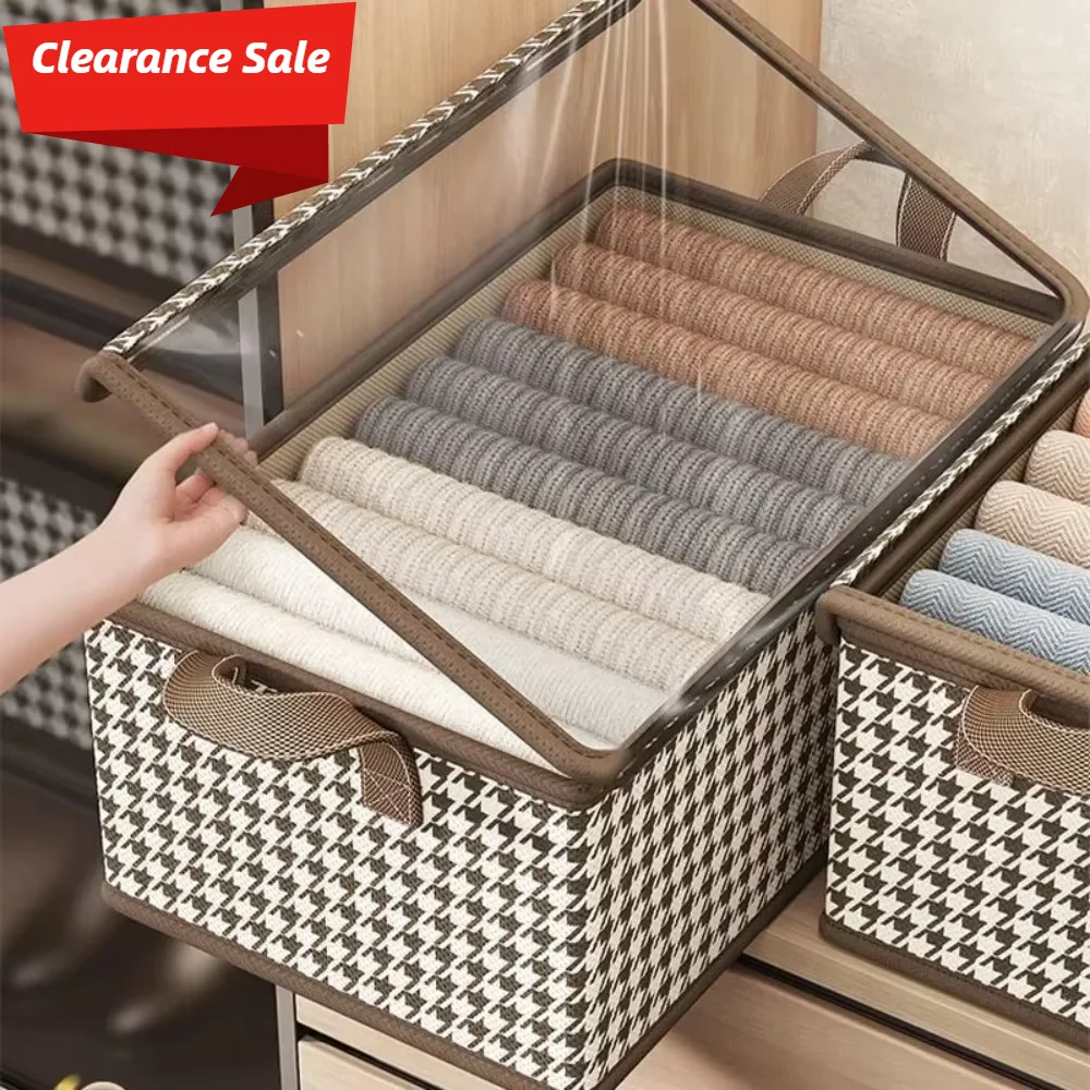 Kleiderschrank-Aufbewahrungsbox, zusammenklappbare Aufbewahrungsboxen, Kleidungs-Organizer, Tasche, staubdicht, feuchtigkeitsbeständig, Organisationsschublade mit großer Kapazität