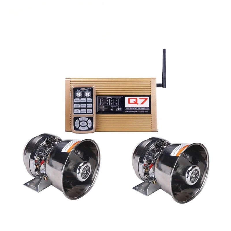 New 600W Emergency Warning Siren Horn Speakers for Fire Tow Truck