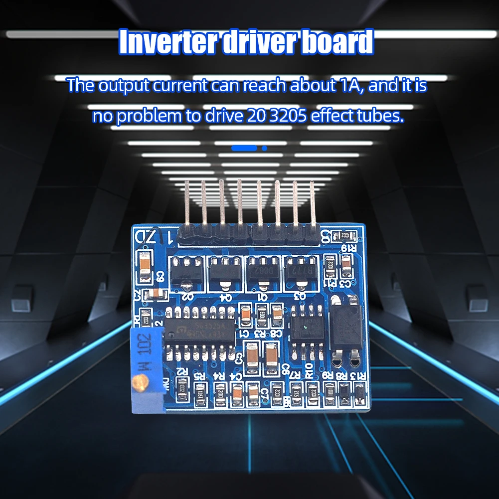 1/2Pcs SG3525 LM358 Inverter Driver Board 12V-24V 1A Mixer Preamp Drive Module High-Frequency Adjustable Inverter Driver Panel