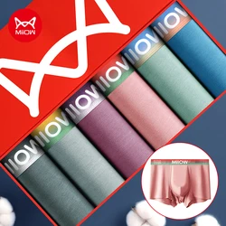 MiiOW 3pcs Man Underwear Boxers Breathable Gradient Modal Men's Panties Antibacterial Cotton Crotch Boxer Shorts Male Underpants