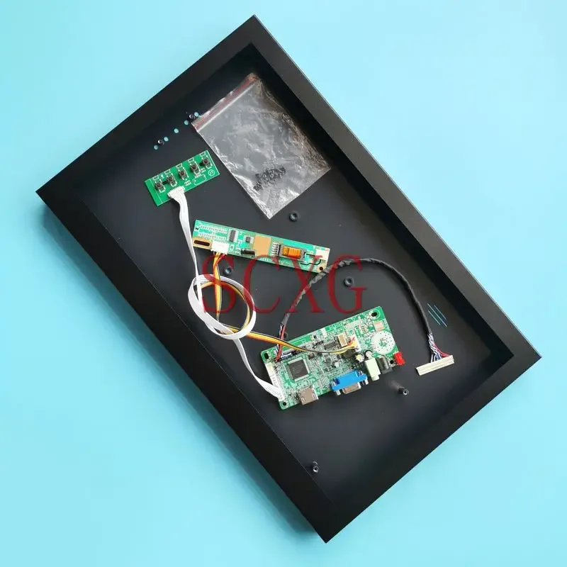 Imagem -01 - para Lp154wx2 Lp154wx5 Lp154wx4 Faça Você Mesmo Kit Lvds 30 Pinos 15.4 1280*800 1ccfl Display Lcd 58c Controlador Placa de Unidade Mais Caixa de Metal para lp154wx2 lp154wx5 lp154wx4 faca voce mesmo kit lvds 30 pinos 154 1280800 1ccfl display lcd 58c controlador placa de unidade mais caixa de metal 01