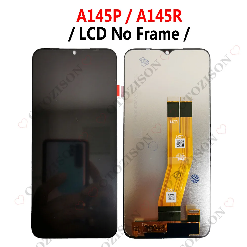 LCD With Frame For Samsung Galaxy A14 A145F A145P A145R Display A14 5G A146 A146B A146P A146U Screen Touch Digitizer Assembly