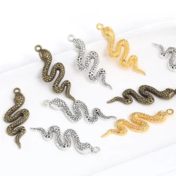 Fashion 10 pcs snake  pendants fit DIY handmade necklace bracelet charms  Jewelry Making finding