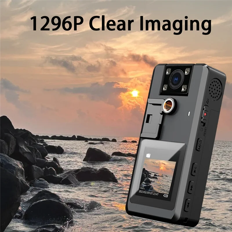 

A53 Digital Body Mounted Camera Detachable Battery HD 1080P 2250Mah 8H Long Continues Recording Webcam For Cycling