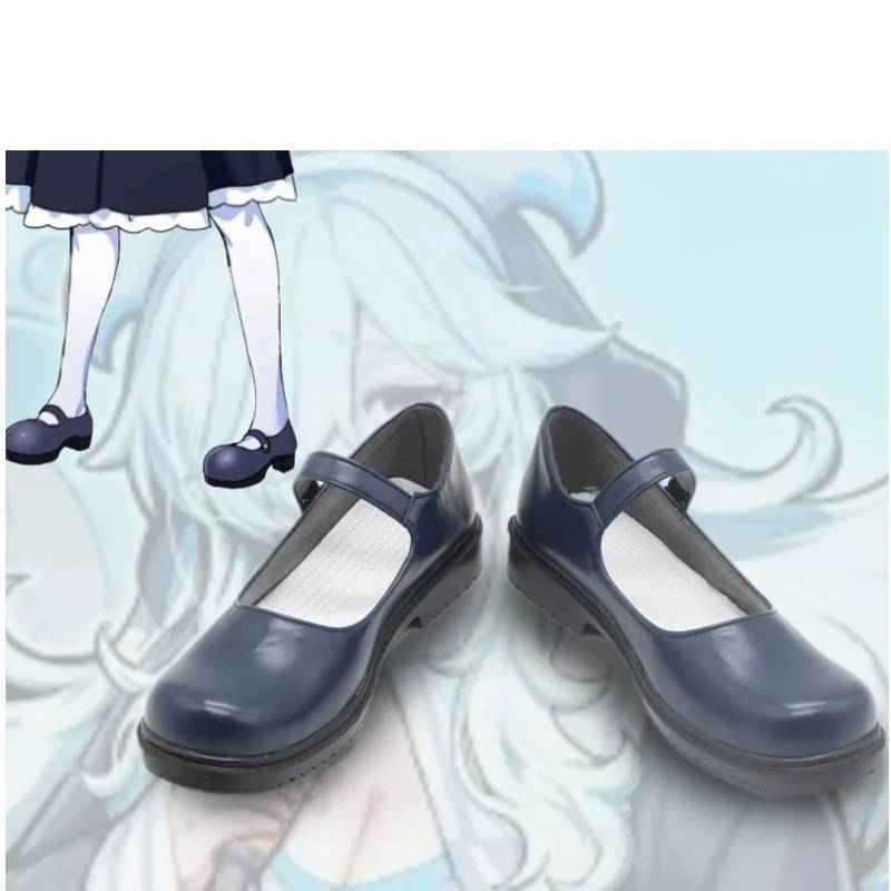 Mahjong Fight Girl Nelly Virsaladze Cosplay Shoes Boots Halloween Party Handmade Faux Leather Shoes