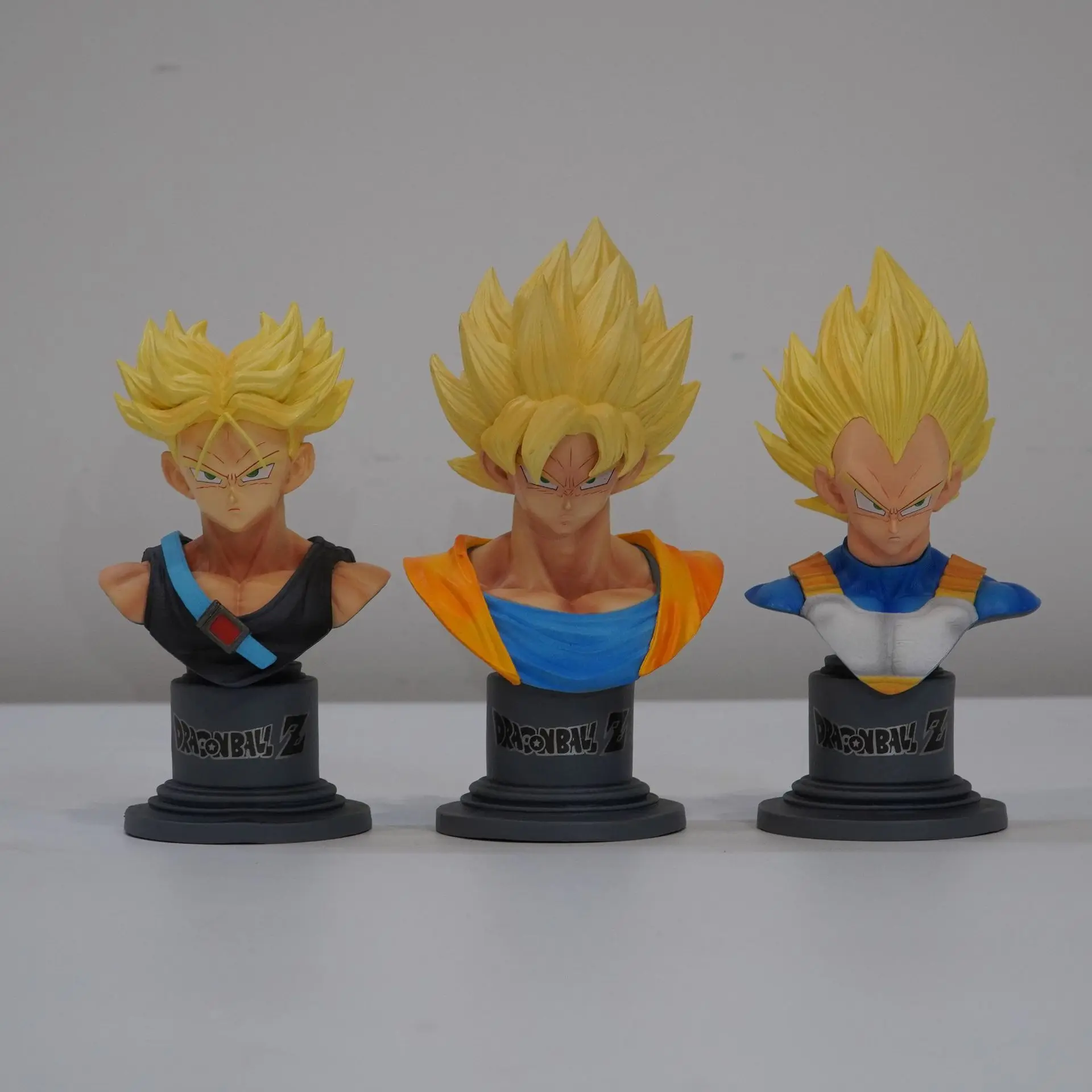 JT Dragon Ball Z Gk Series Semi- Bust Figure Set Desktop Decoration Models Son Goku Vegeta Trunks Unlimited Series Collectibles view 4