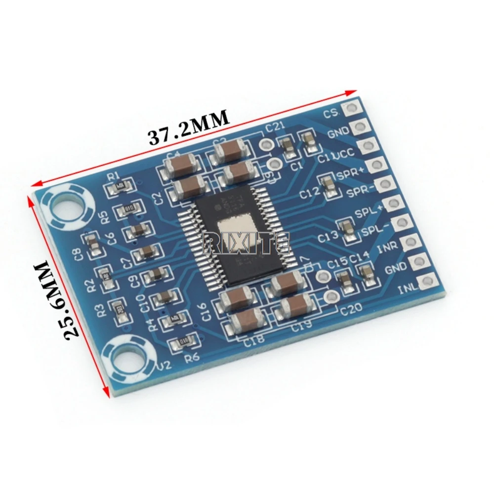 1-10 Uds TPA3116D2 XH-M562 50W + 50W 2,0 canales placa amplificadora de potencia de Audio estéreo Digital DC 12-24V