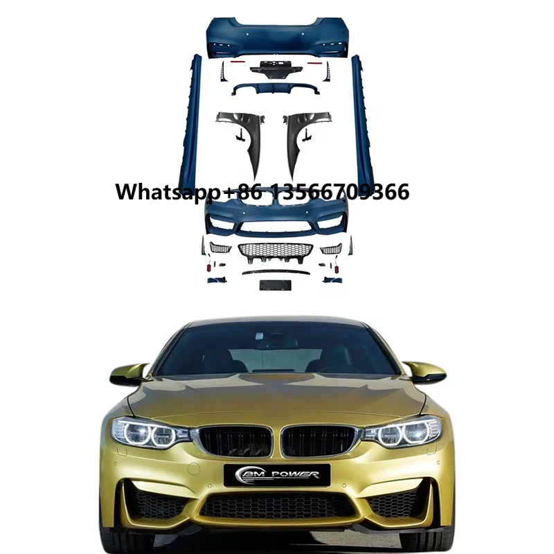

Hot Sale 4 Series F32 M4 Style Body Kits for 2013-2018y 440i 430 425 420 428 Car Bumpers Car Accessories Auto Parts