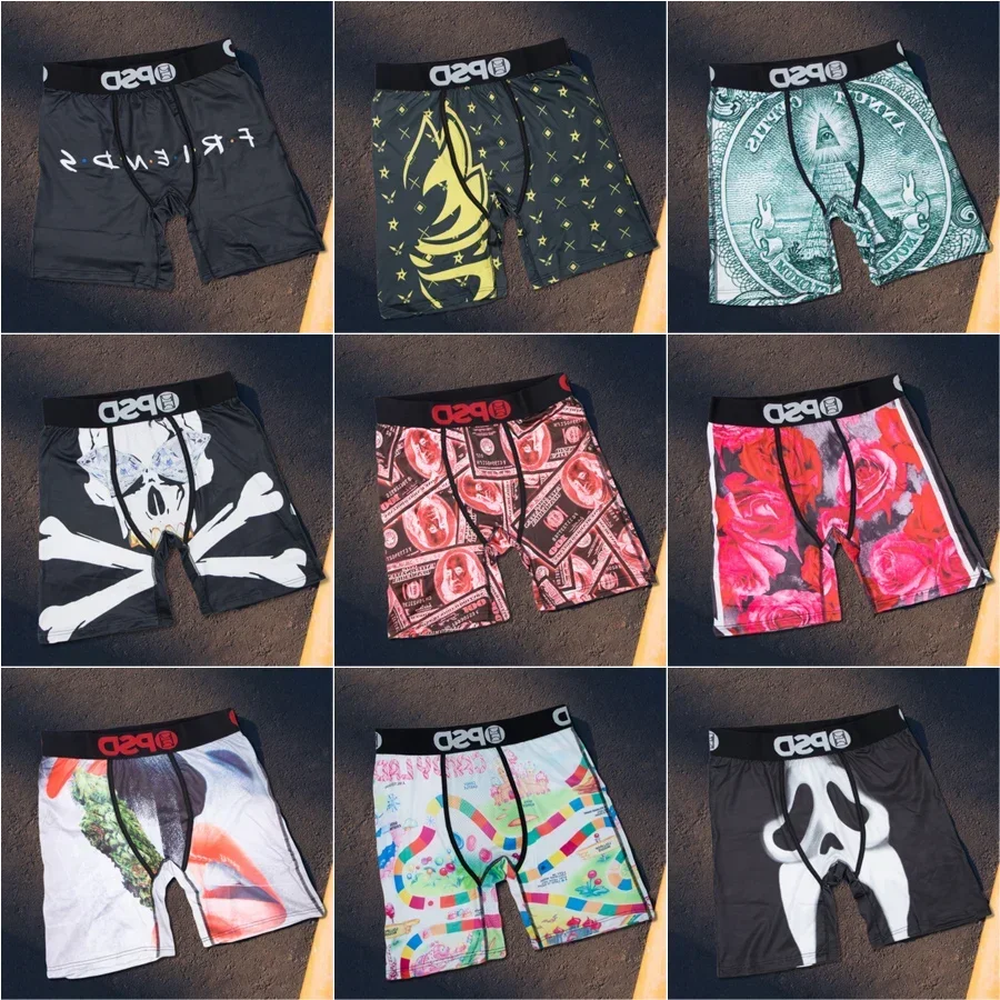 

Сексуальное мужское нижнее белье, боксеры, модные мужские боксеры с принтом, дышащие мужские трусы, нижнее белье больших размеров, мужские трусы-боксеры, трусы