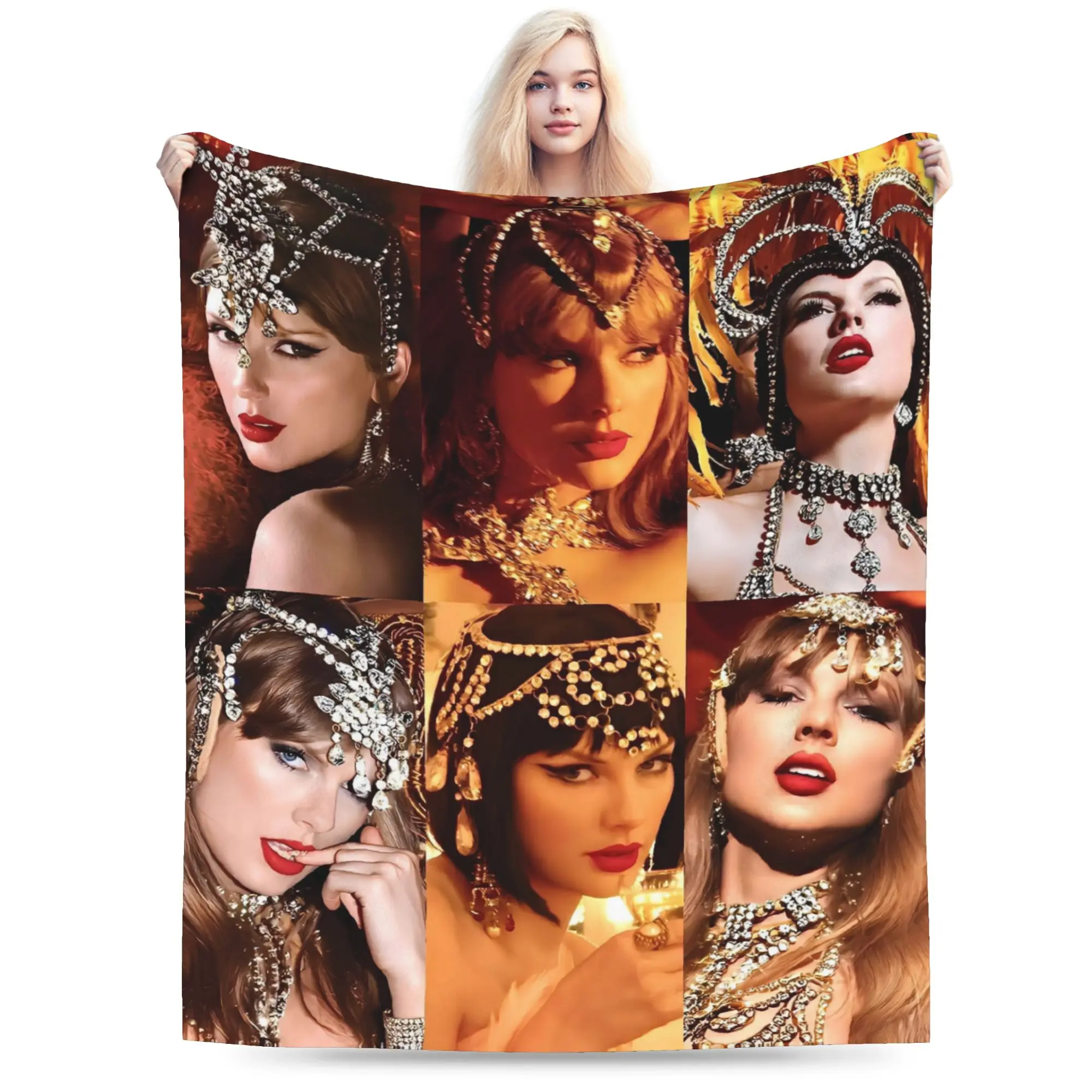 The Life of A Showgirl T-shirts New Album Blanket Quality Warm Soft  Throw Blanket Winter Travel Office Couch Chair Bedspread