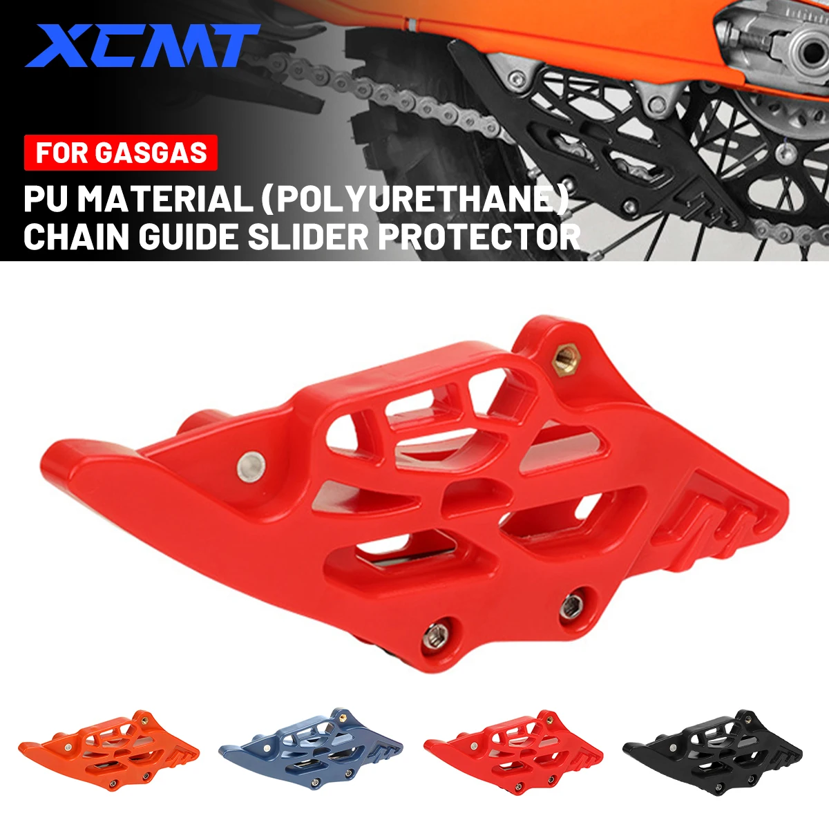 

For GasGas EC/F EX/F 250/F 350/F 2024 KTM EXC 300 EXC 350F 500F Husqvarna TE 300 TE250 FE 350 450 Rear Chain Guide Guard Cover