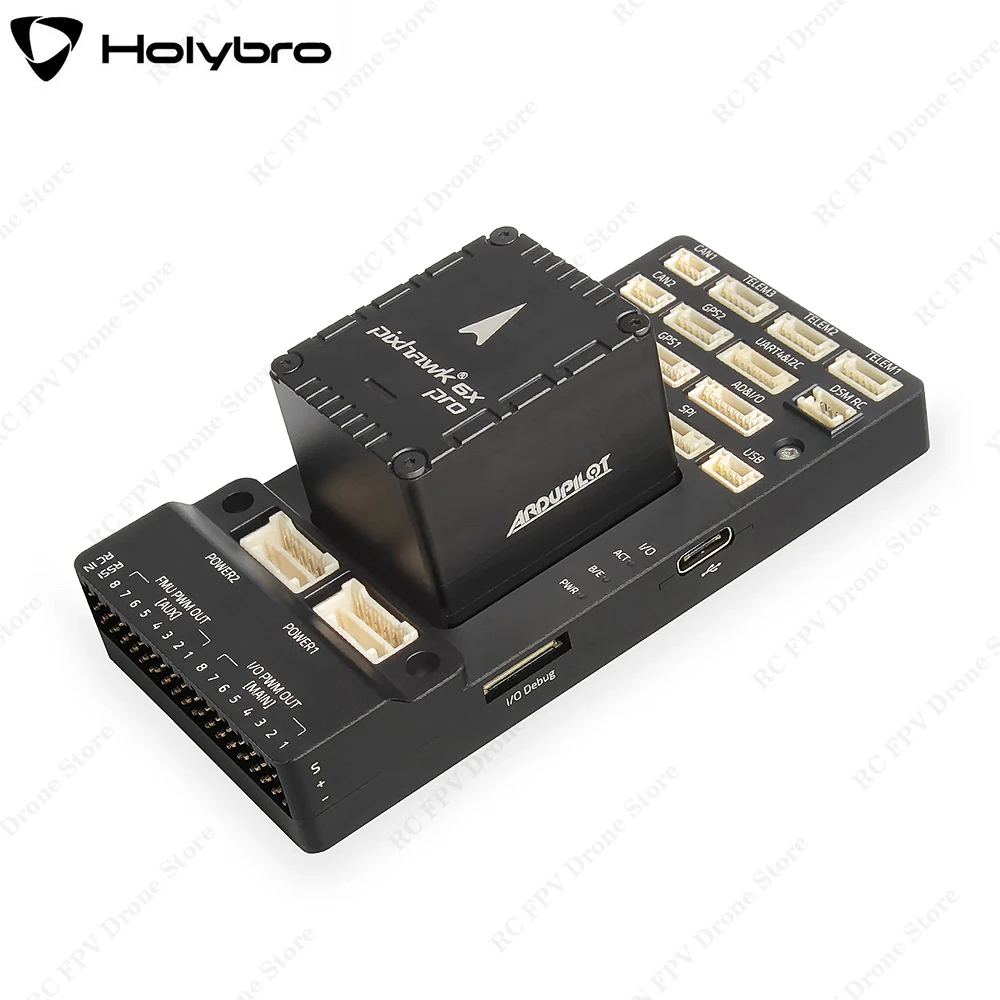 

Holybro Pixhawk 6X Pro Autopilot H753 Flight Controller Module Standard Base PM02D For RC FPV Drone