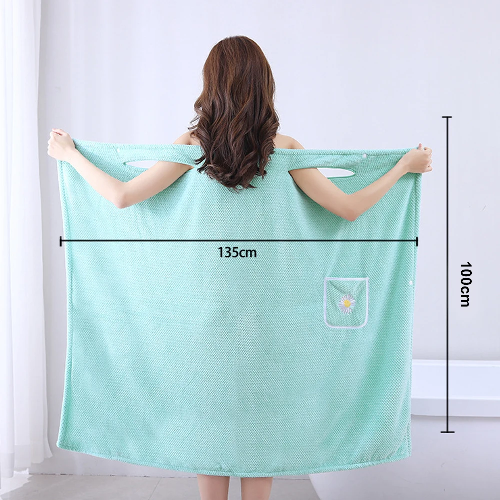 Extra-Long Bath Towel. the Bath Towel Can Be Worn or Wrapped Around the Body. Super Absorbent, Does Not Shed Lint or Fade. Soft and Suitable for Sauna, Steam Bath, Spa. Ideal Bathroom Gift