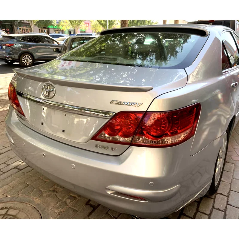 High Quality Painted / Primer OE Style Unpainted Top ABS Spoiler Wing For Toyota Camry 2007 2008 2009 2010 2011