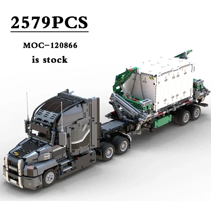 Classic Truck MOC-120866 Track (No Sticker) 2579PCS Truck Model Fits 42078 Boy Building Block Toy Birthday Gift Christmas Gift