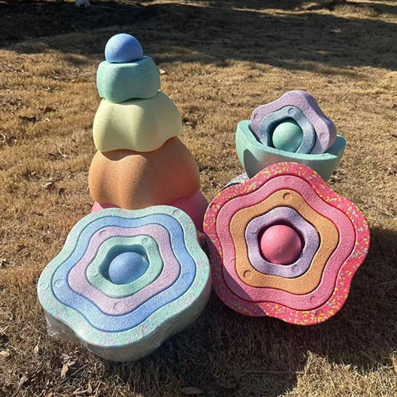 5 szt. Dotykowa integracja sensoryczna Szkolenie Sprzęt sensoryczny Równowaga piankowa Stepping Stone Dziecięce zabawki sportowe Gry na świeżym powietrzu