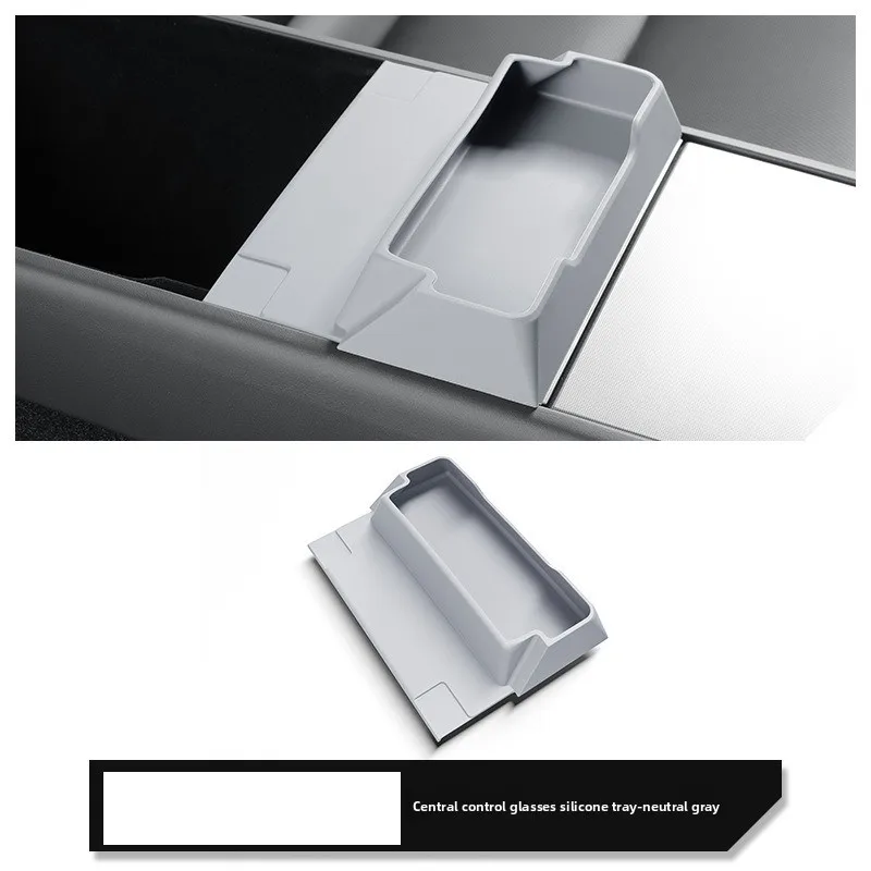 Odpowiedni do Tesla Model Y Juniper organizer na okulary do centralnego panelu sterowania, tacka, schowek w podłokietniku, akcesoria do przechowywania.