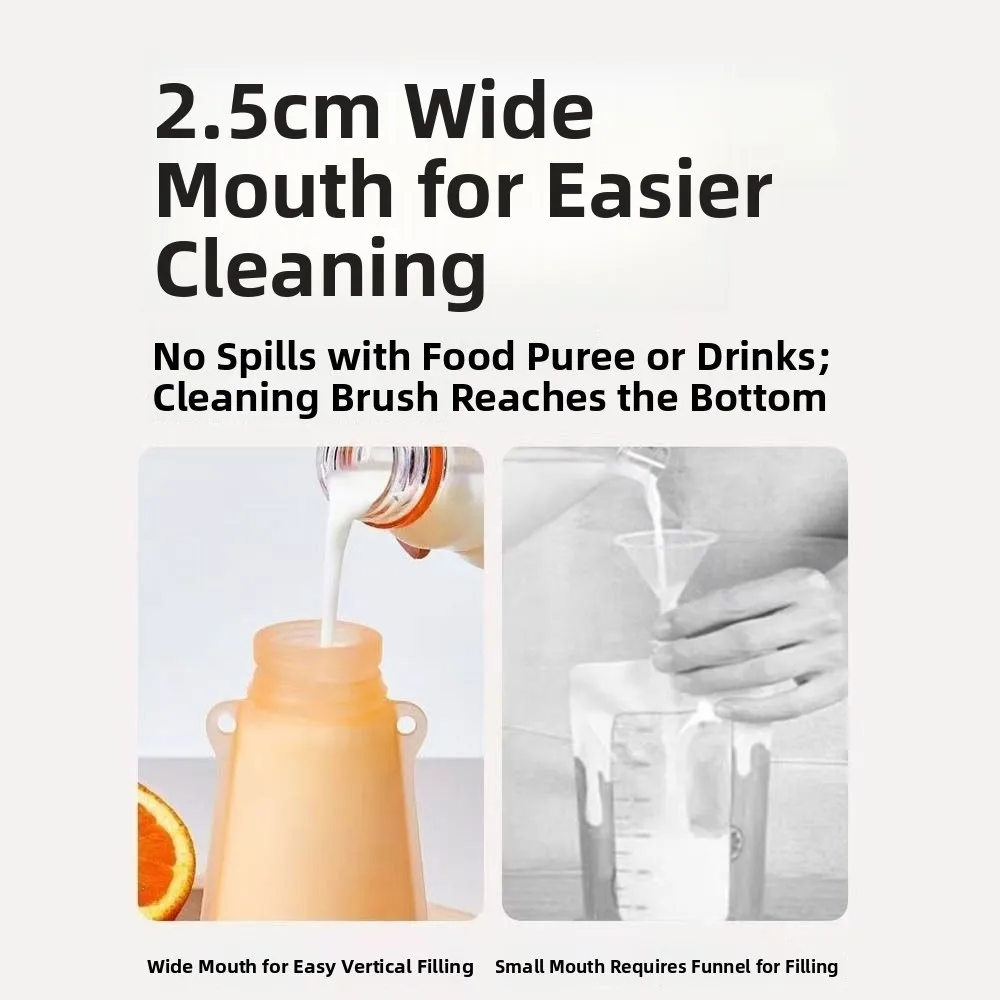 

Силиконовый чехол для детского питания, не содержащий бисфенола А, многоразовый герметичный мешок для хранения молока, герметичный контейнер для хранения многоразового детского питания