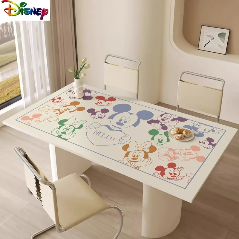 

Disney Cartoon Mickey Leather Waterproof, Oil Resistant, High Temperature Resistant, Tea Table Heat-resistant Protective Pad