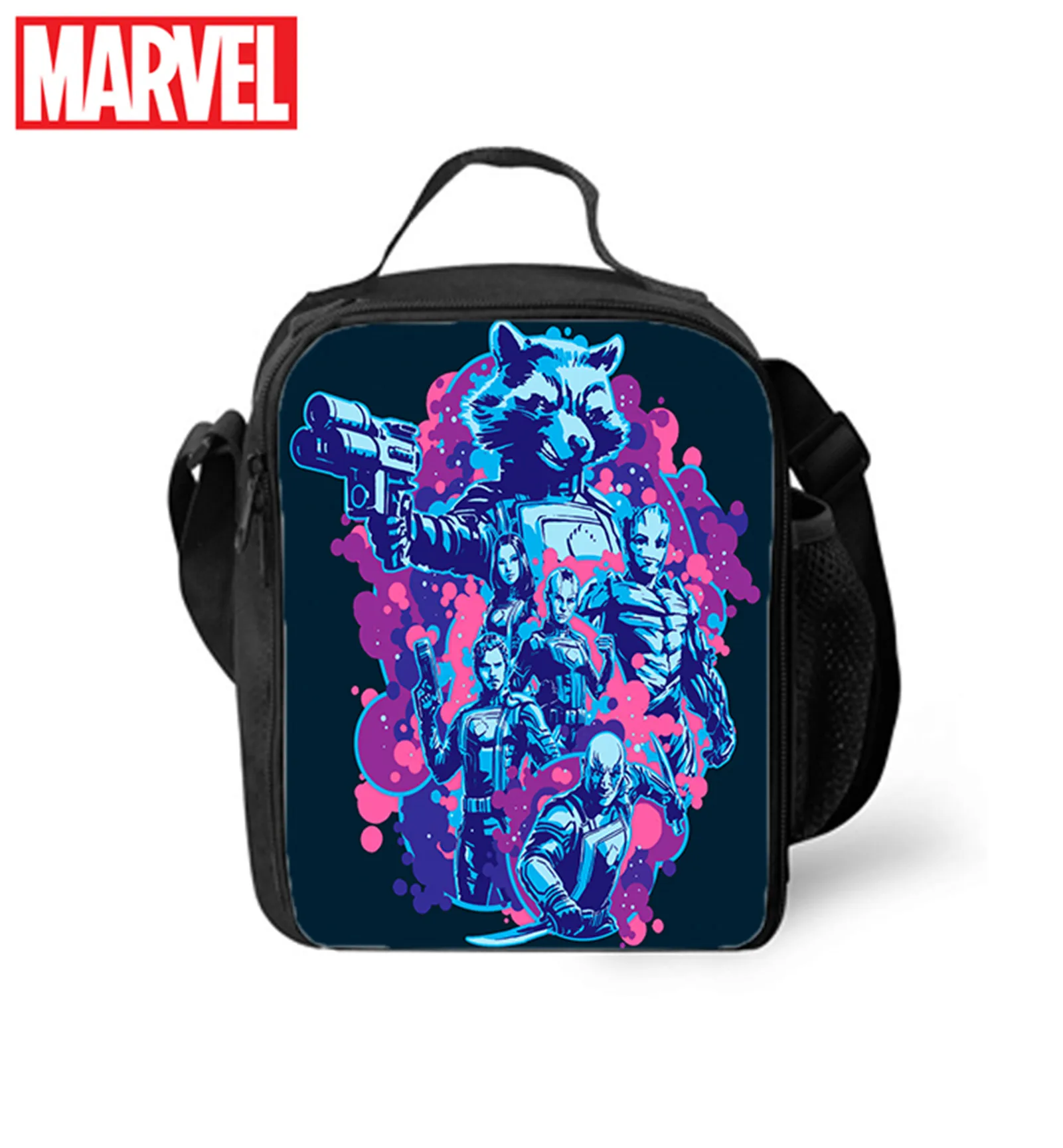 Guardians of the Galaxy Waterproof Thermal Bag,Insulated Lunch Tote School Lunch Box for Boy Girl