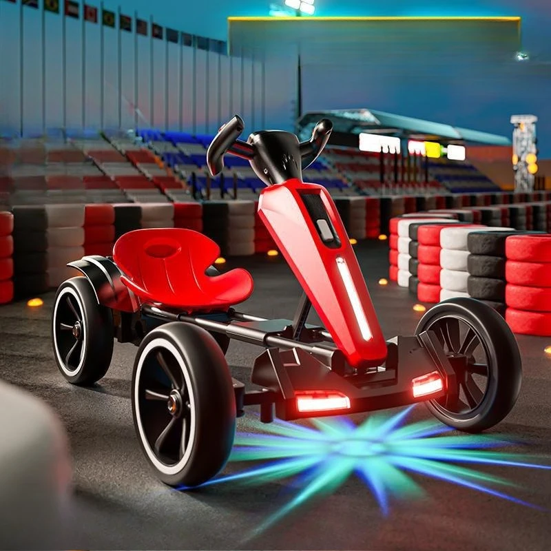 

Children's electric kart foldable and portable children's toy car