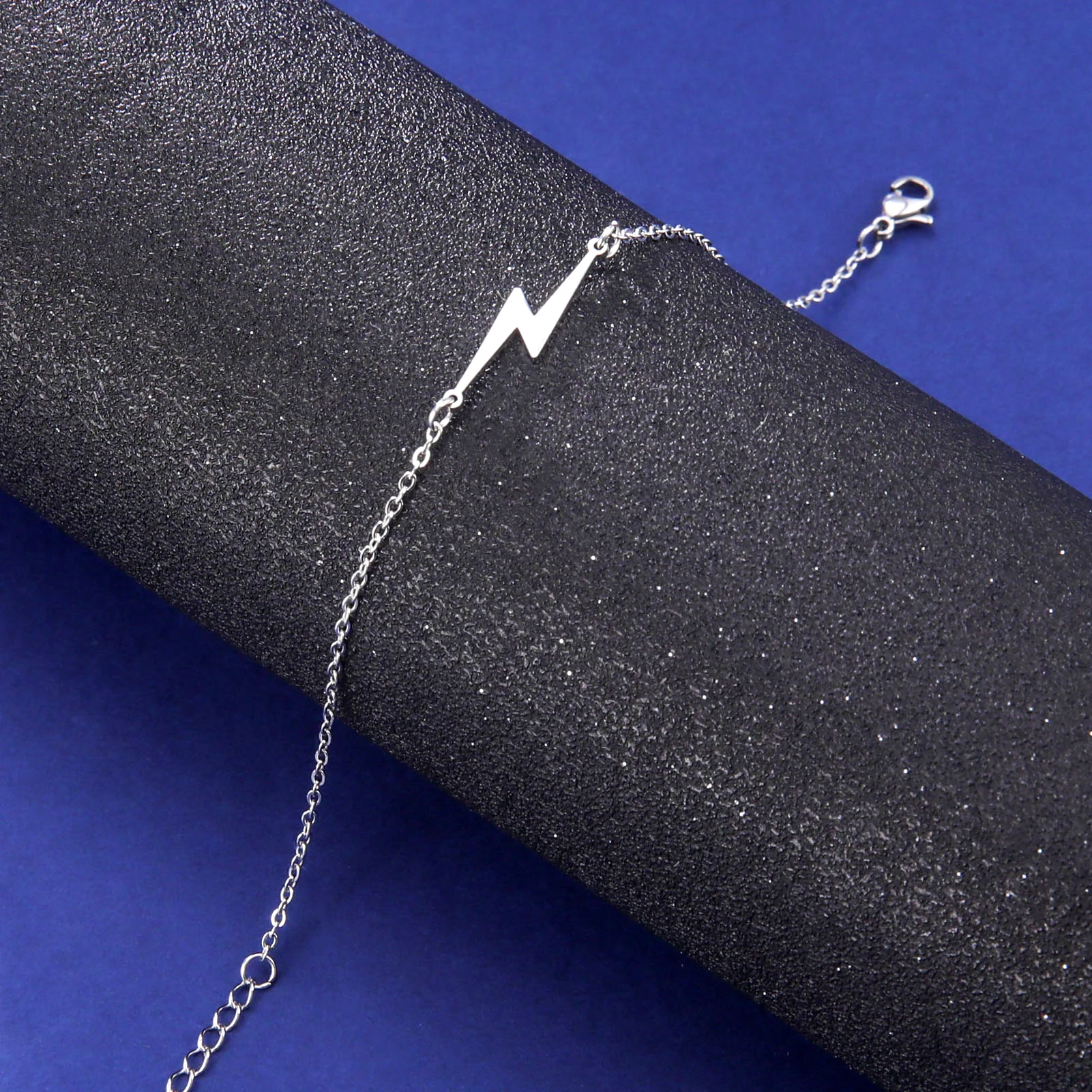 Cazador Goldfarbene Blitz-Charm-Armbänder für Damen, Edelstahl, Wachsseil-Armband, Schmuck, Geburtstagsgeschenke, 2026, trendig – Detail 22