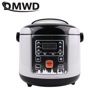 2L Electric Rice Cooker 12V/24V Car/Truck Multicooker Lunch Box Porridge Cooking Machine Soup Pot Food Steamer 24H Appointment