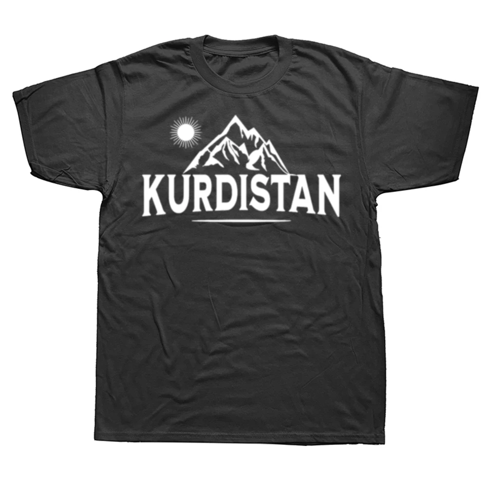 Funny Kurdistan Mountains Kurds Kurdish T Shirts Cotton Short Sleeve Birthday Gifts Mens Clothing Fashion Casual Loose T Shirt