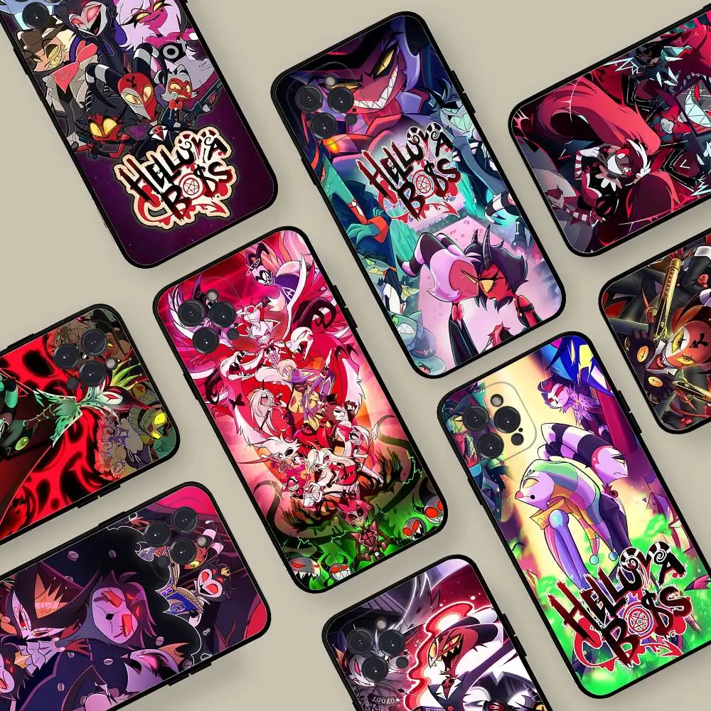 

H-Helluva Boss Anime For IPhone 17 16 15 14 13 12 11 Pro Max 13 17Air Shockproof Soft Phone Cases Coque